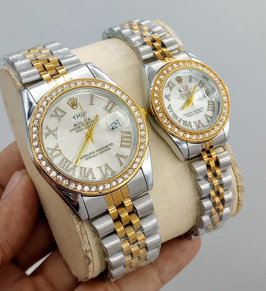 Rolex Couple Watches Oyster Perpetual Day-Date