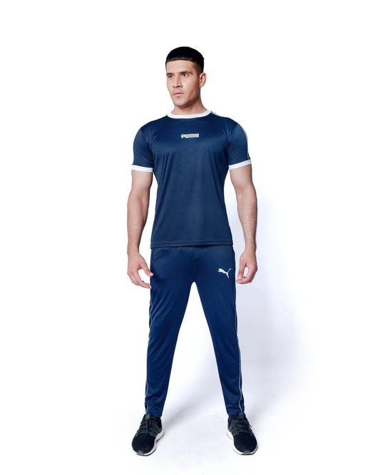 2 Pcs Men's Dri Fit Plain Track Suit