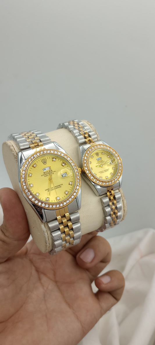 Couple Watches Rolex Oyster Perpetual Day-Date Watches