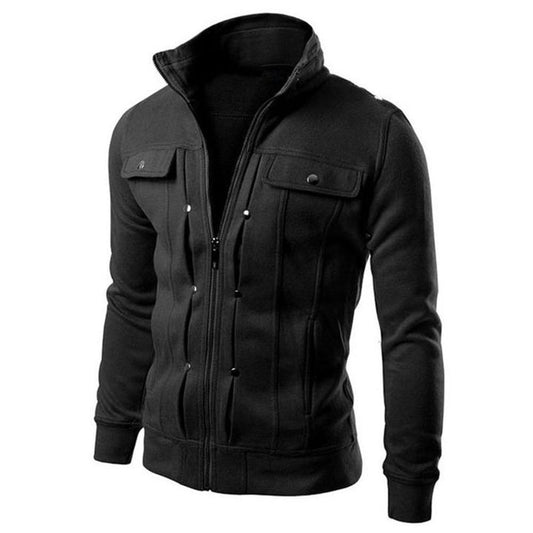 1 Pc Men's Plain Fleece Jacket - Mexican Style